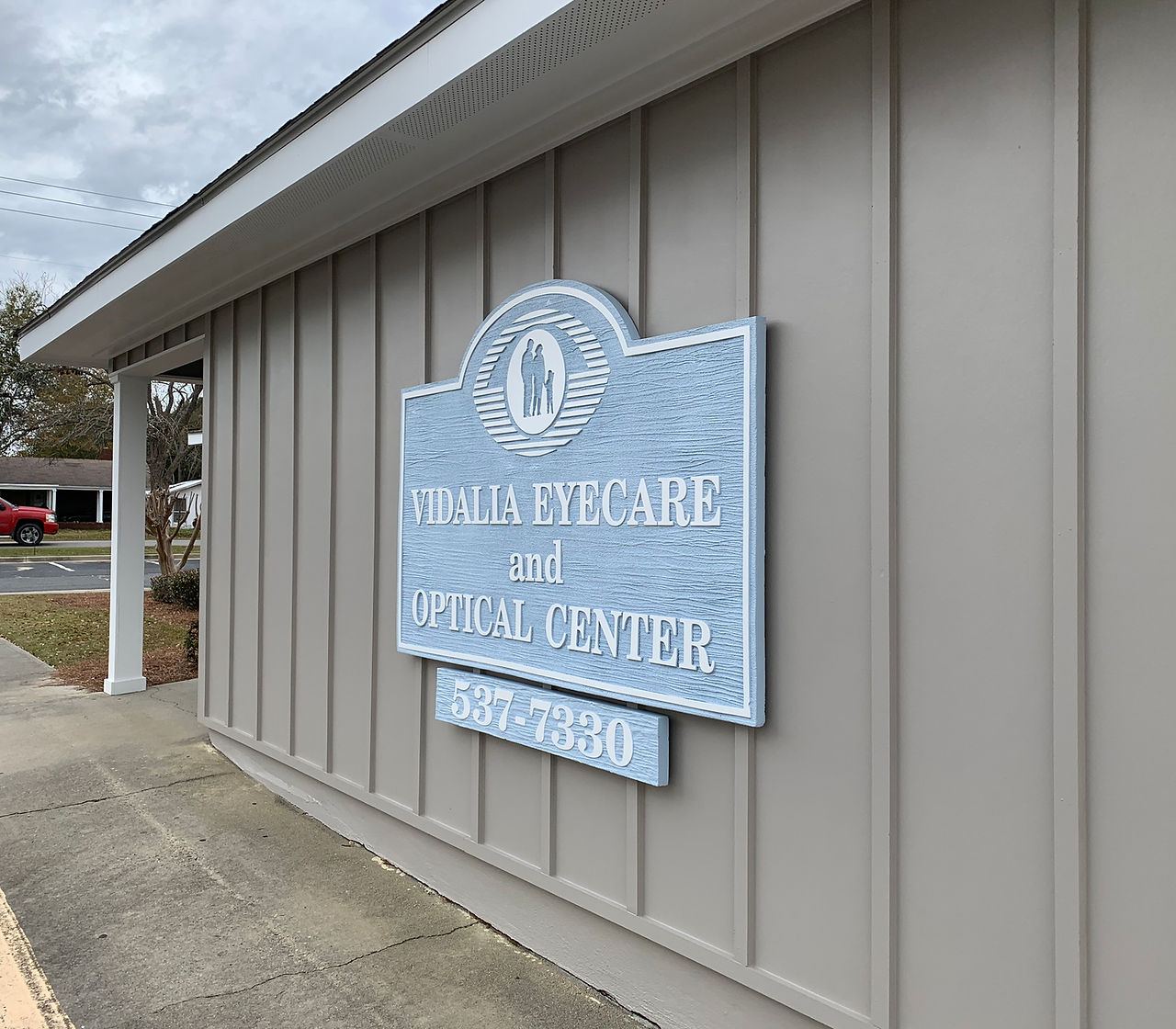 Vidalia Eyecare and Optical Center sign