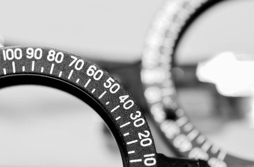 Phoropter dials